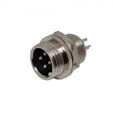 16MM MİC ŞASE 4P - KONNEKTÖR DİŞİ